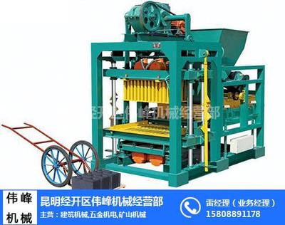 云南偉峰機(jī)械(圖)|曲靖免燒磚機(jī)價(jià)格|曲靖免燒磚機(jī)